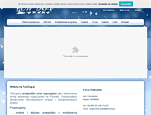 Tablet Screenshot of fundog.pl
